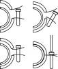 72176 - Colliers de fixation Bene Inox - Diamètres 11 à 141 mm - Acier zingué avec protection isophonique EPDM et résistance au feu_2