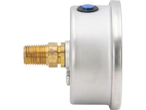 G2534R, Manomètre, 63 mm Face, Raccordement centre arrière, Bain de glycérine, 400 bar pression maximale_2