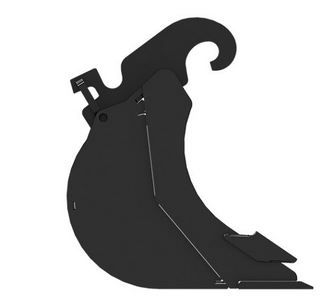 Godet d'excavation-mini-pelle - caterpillar finance france - 400 mm (16 in) - poids 45 kg_2