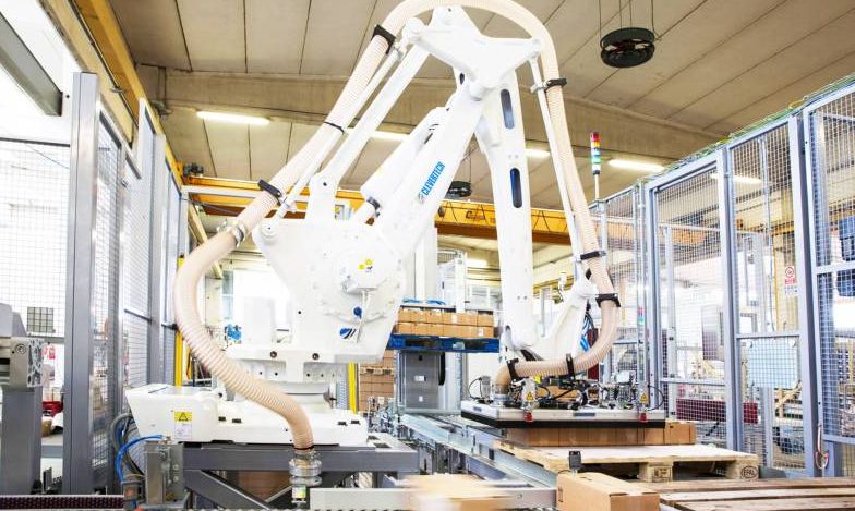 Kompact Raptor KRAC - Palettiseur compact - Clevertech France - Gestion automatique des intercalaires et palettes_2