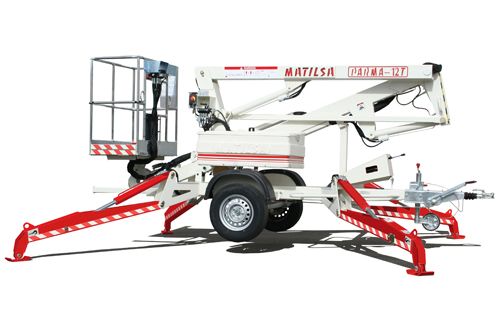 Nacelle tractable parma12t - matilsa - hauteur de travail 12 m_0