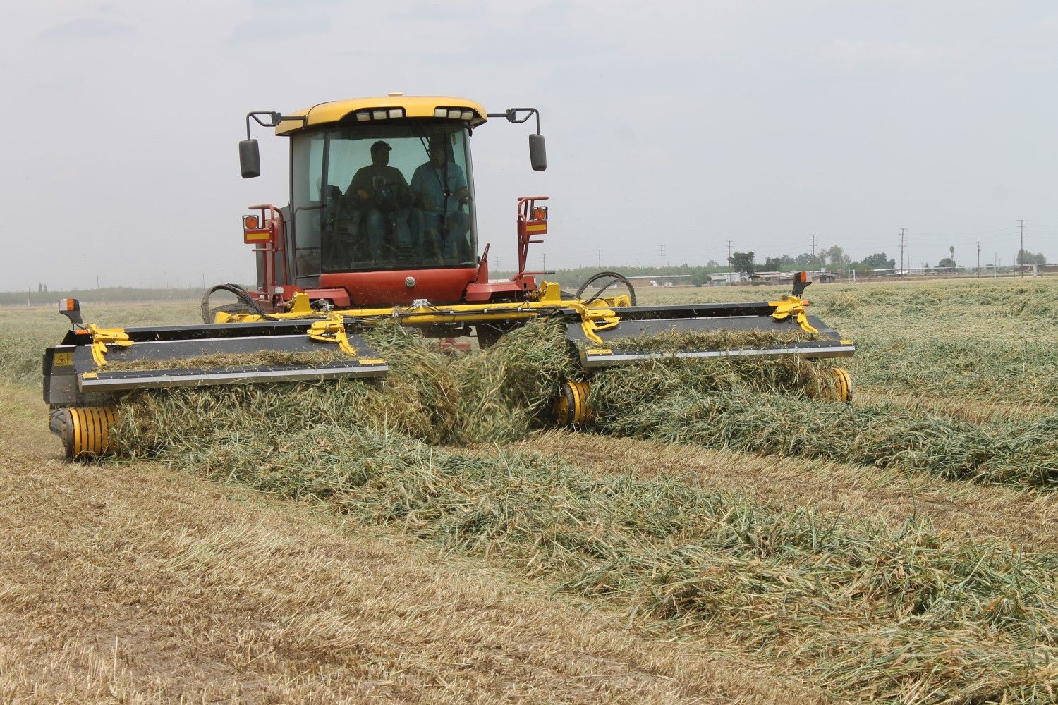 RT 840 - Andaineur à tapis ROC SRL - largeur de travail variable de 5,9 m à 8,35 m avec double balancier hydraulique_2