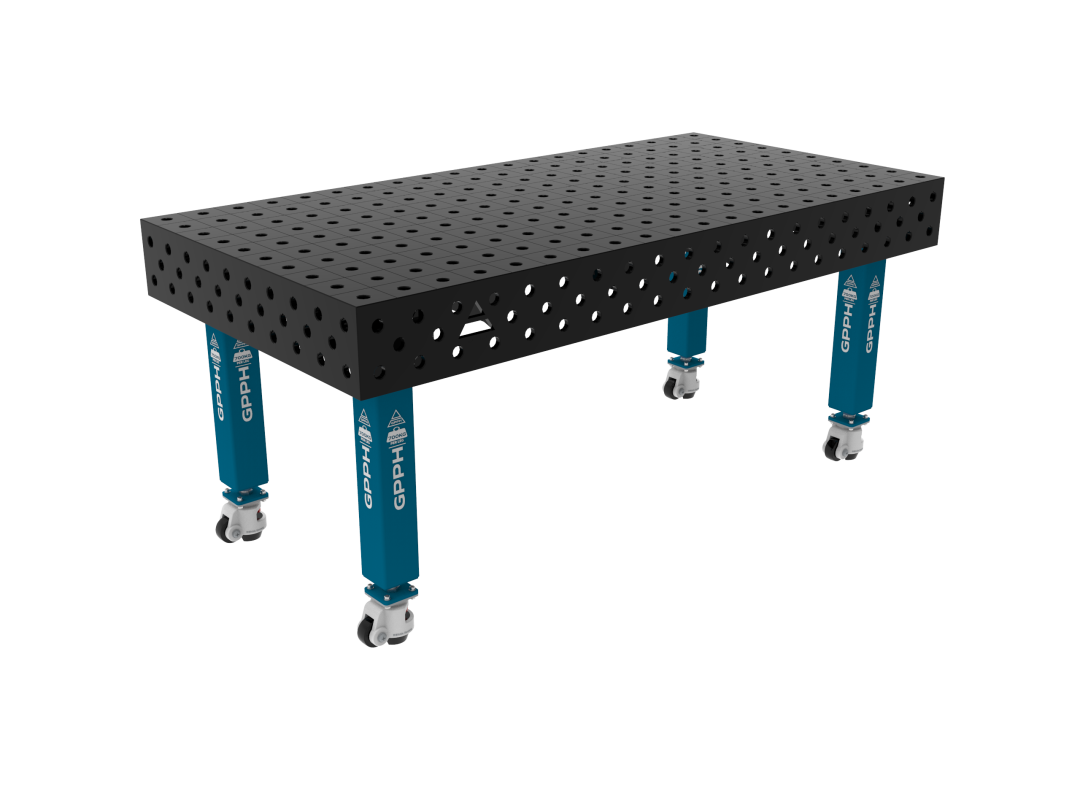 Table de soudure GPPH Gamme PLUS - formats variés, plateau nitruré plasma, épaisseur 12mm_2