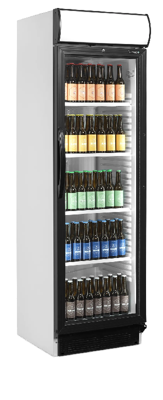 Vitrine réfrigérée blanc CEV425CP 2 LED TEFCOLD_2