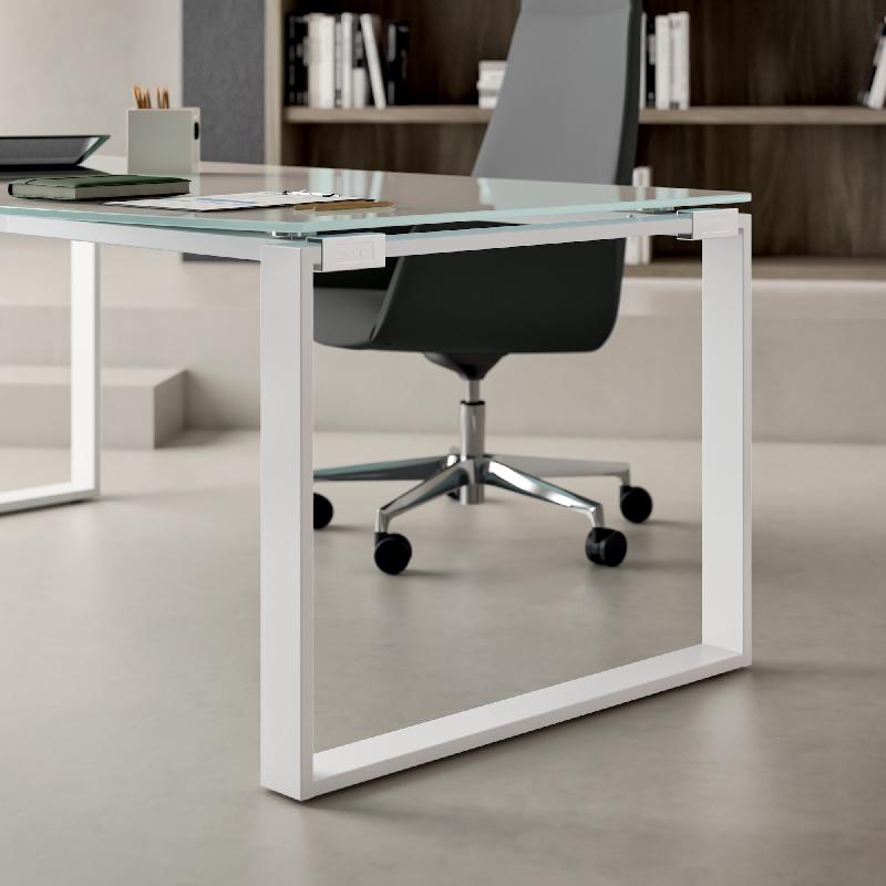 Bureau de Direction en verre X time - Quadrifoglio - 200_2