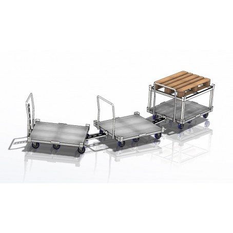 Chariot sur mesure avec étagères et rangement selon vos besoins_2