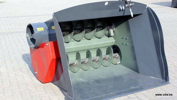 Godet de fourrage / 2 vis godets distributeurs - vdw - 500 à 2600 l_2