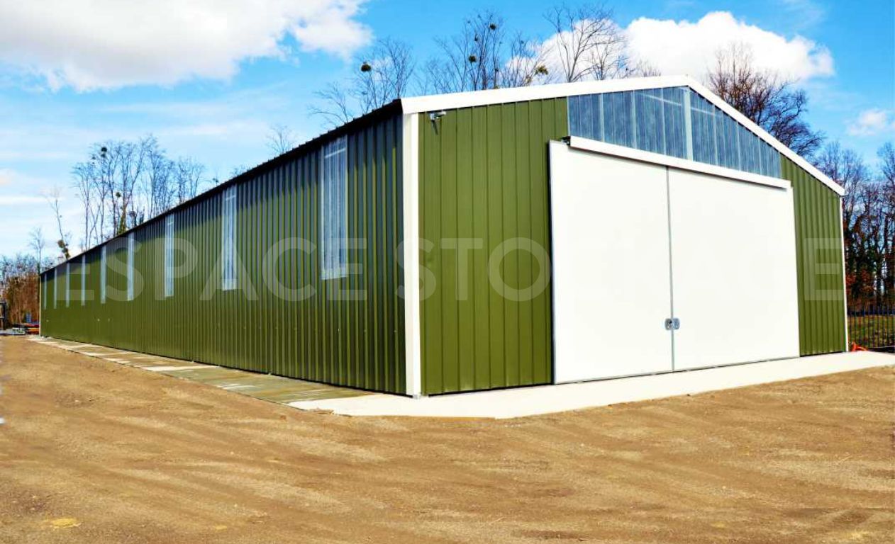 Hangar de stockage en métal modulable en kit_2