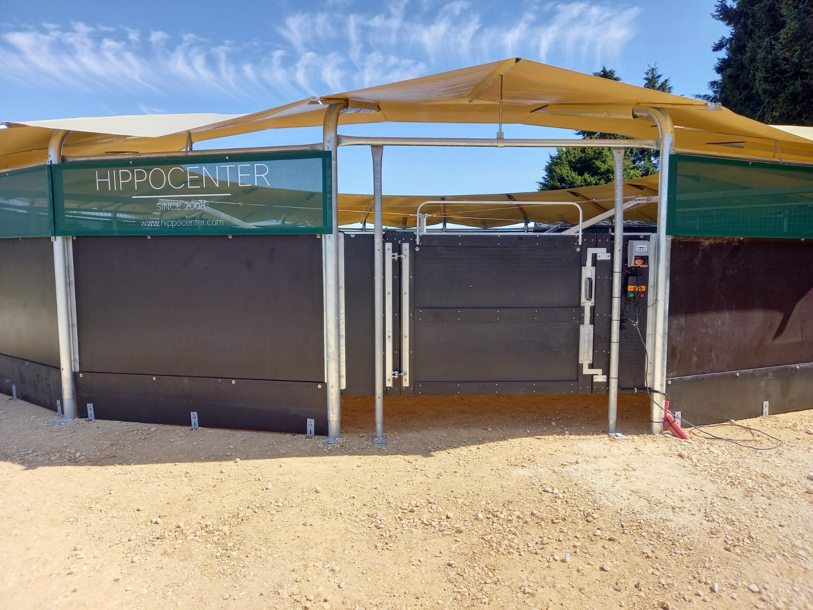 Marcheur professionnel pour chevaux avec clôture en bakélite - Existe en 12m, 15m, 16m, 18m et 20m_2