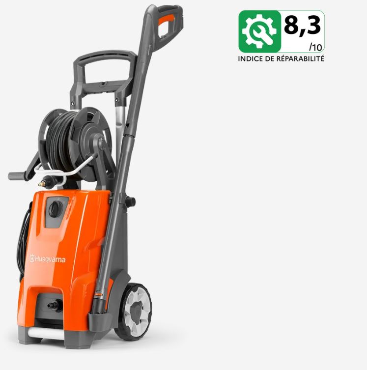 Nettoyeur haute pression HUSQVARNA PW350 - Équipé de trois buses, lance pivotante et manche télescopique_2