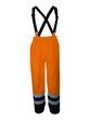 Pantalon à bretelles haute visibilité - Bicolore orange et bleu - Normes EN ISO 13688, EN ISO 20471 et EN 343_2