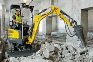 Pelle sur chenille EZ17e - Mini-pelle électrique avec batterie lithium-ion et système hydraulique avancé_2