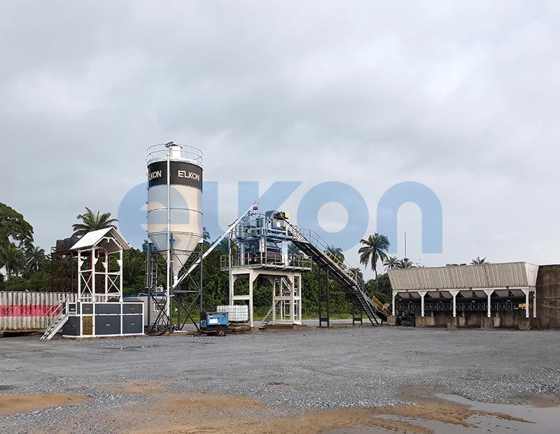 Elkomix-60 centrale à béton fixe - 60 m³/h - Performance élevée et modulation flexible_2