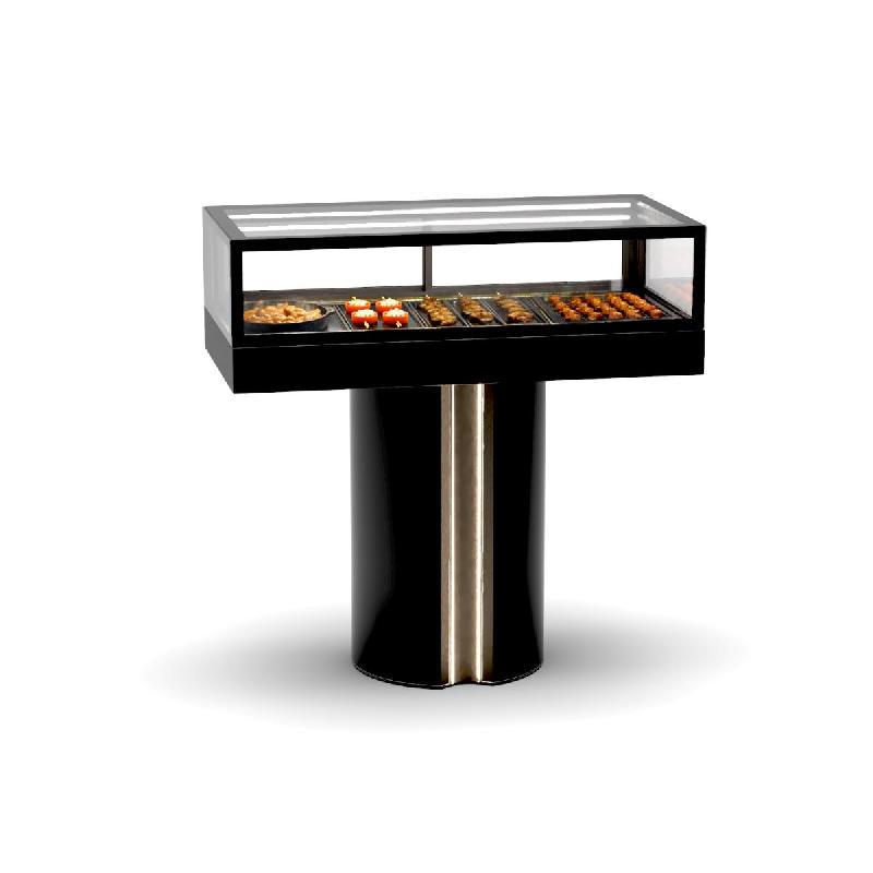 Vitrine neutre INTEGRA T - 1200mm - Noire | Sayl Barcelona_2