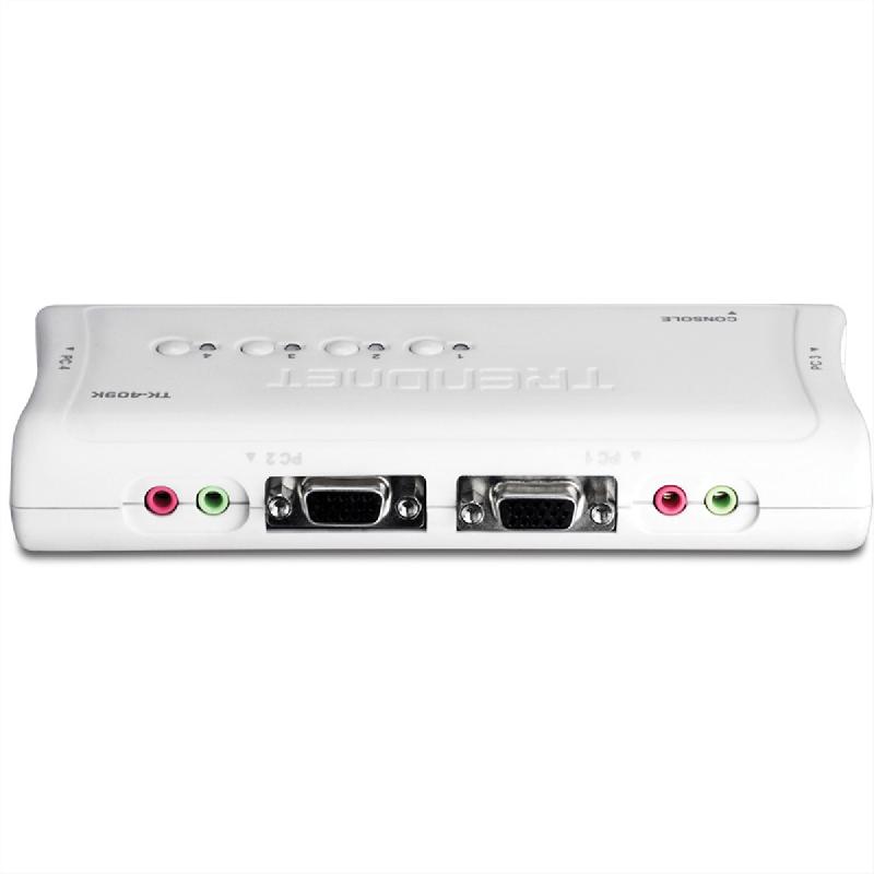 TRENDnet TK-409K Kit de switch KVM USB à 4 ports avec fonction audio_2