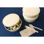 Bol en bambou Bio Futura - 900 ml - Compostable avec pellicule PLA - Réf : BBSBWL09_2