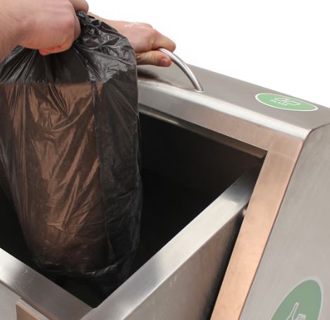 Colonne d'apport volontaire avec fermeture automatique du couvercle - RETRO_2