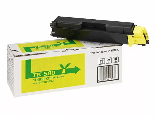 KYOCERA TK-580Y Cartouche de toner 1 pièce(s) Original Jaune_2
