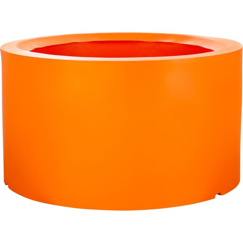 Pot géant rond LARGE en polyéthylène - Coloris au choix - Insensible au gel et à la chaleur_2
