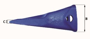 Dents de godet adaptables Feurst AF 8552 PR - 20 kg - Dimensions précises_2