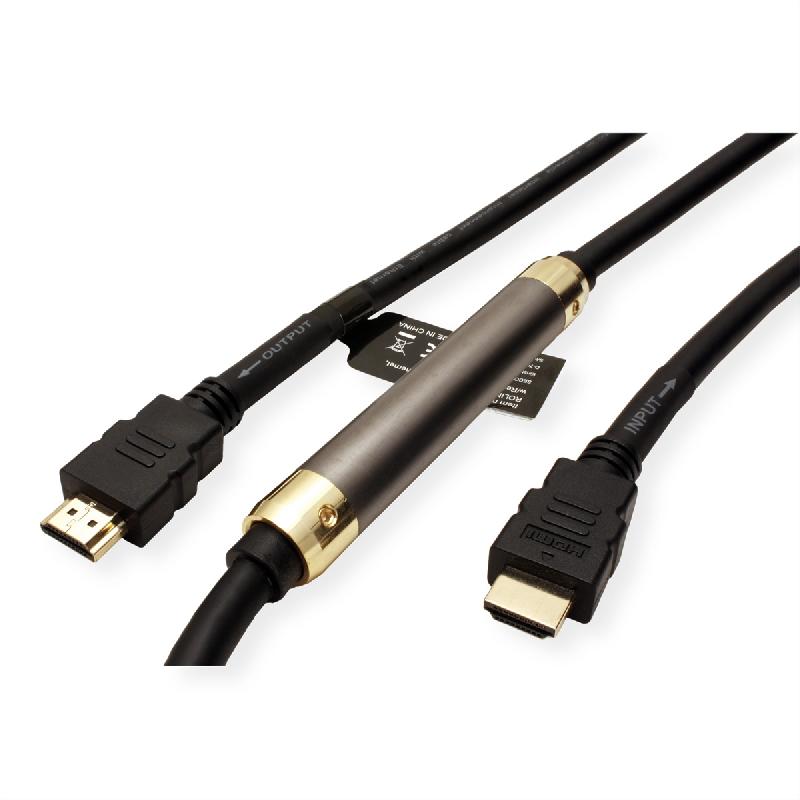ROLINE Câble HDMI High Speed + Ethernet, avec Repeater, 25 m_2