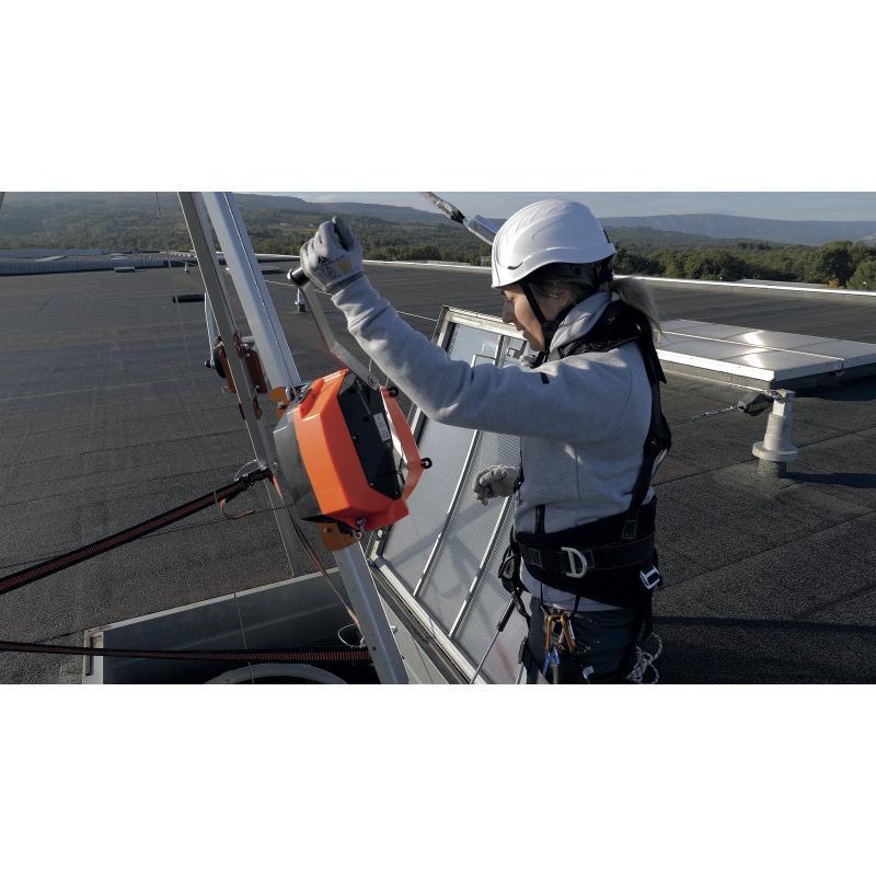Système antichute à rappel automatique - Protector Elevator TR01820U - câble acier inoxydable Ø 5 mm, treuil de sauvetage_2