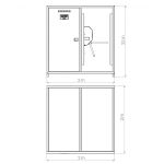 UDH300 - Tunnel de désinfection - Ultisan - Dimensions 200x200x200cm - Système de désinfection du personnel_2
