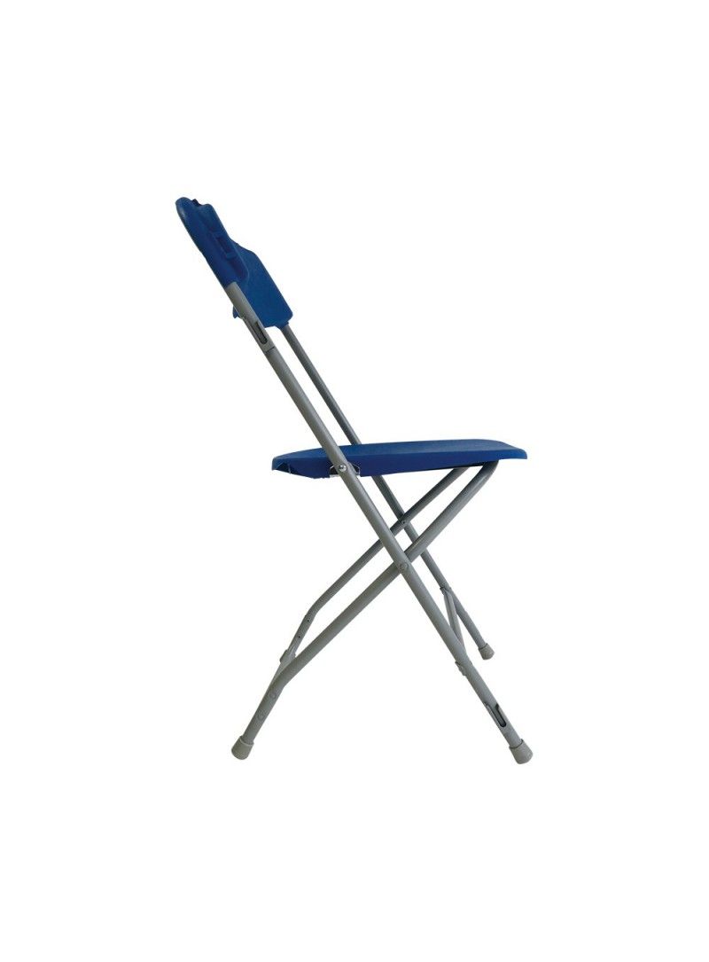 Lucy M2 - Chaise pliante en plastique avec classement M2 - Vif Furniture - Gris/Bleu_2