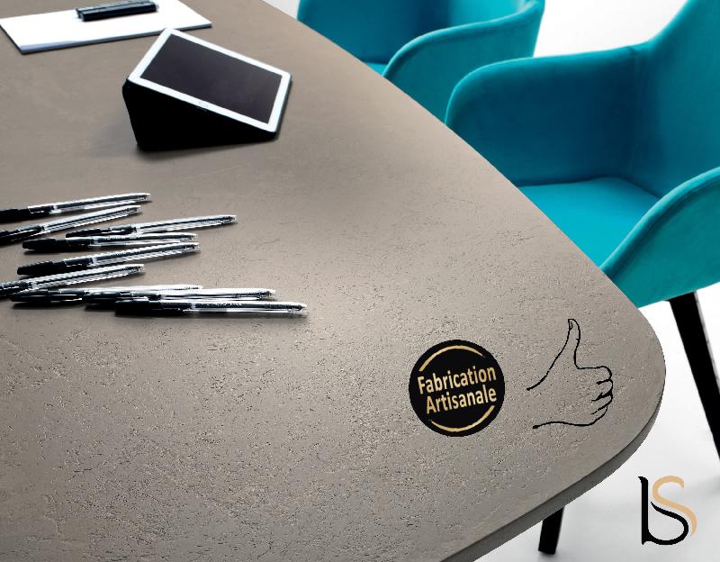 Table de réunion Pigreco Up Ciment - Martex - Béton_2