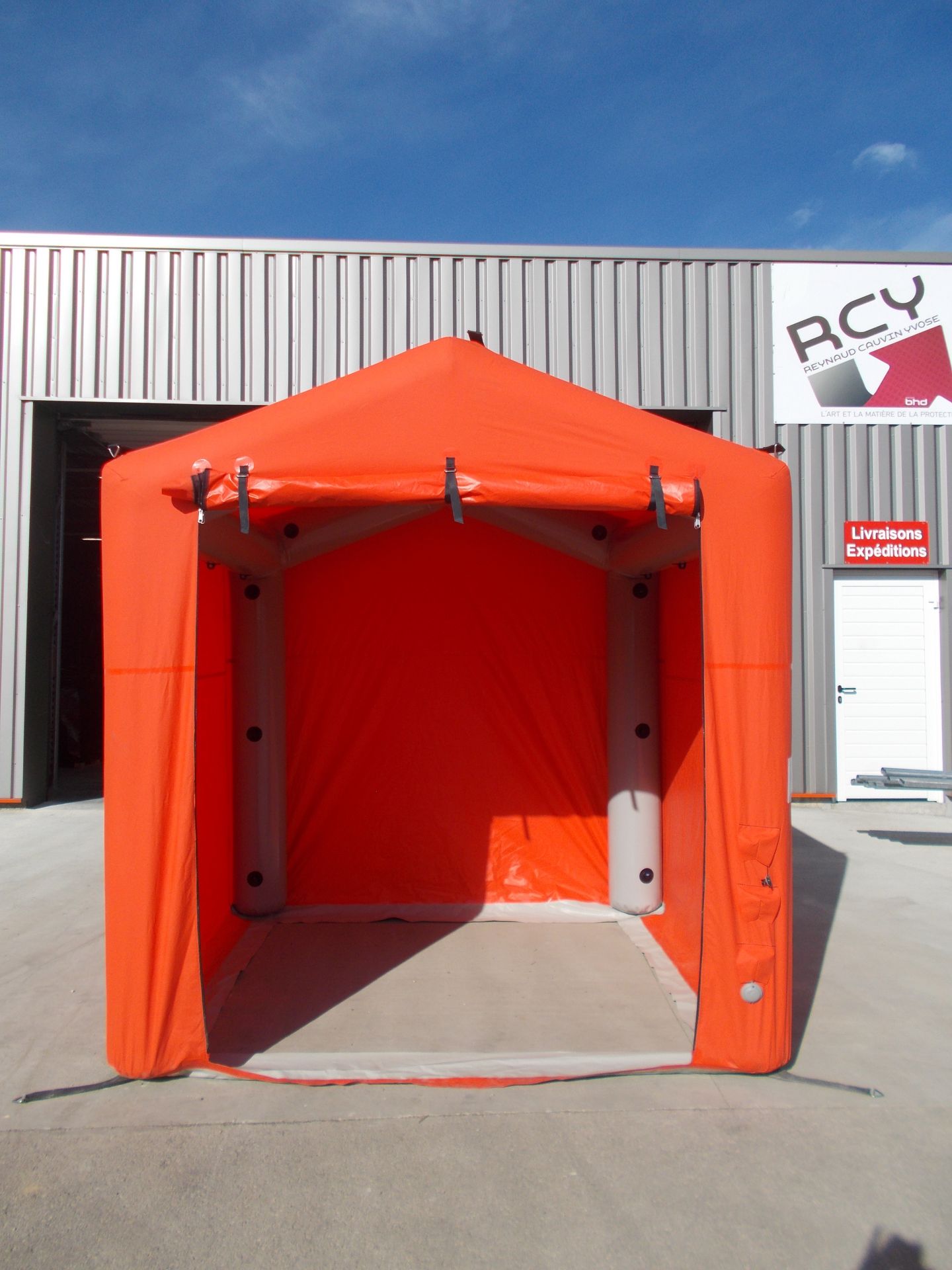 Abri de chantier gonflable_2