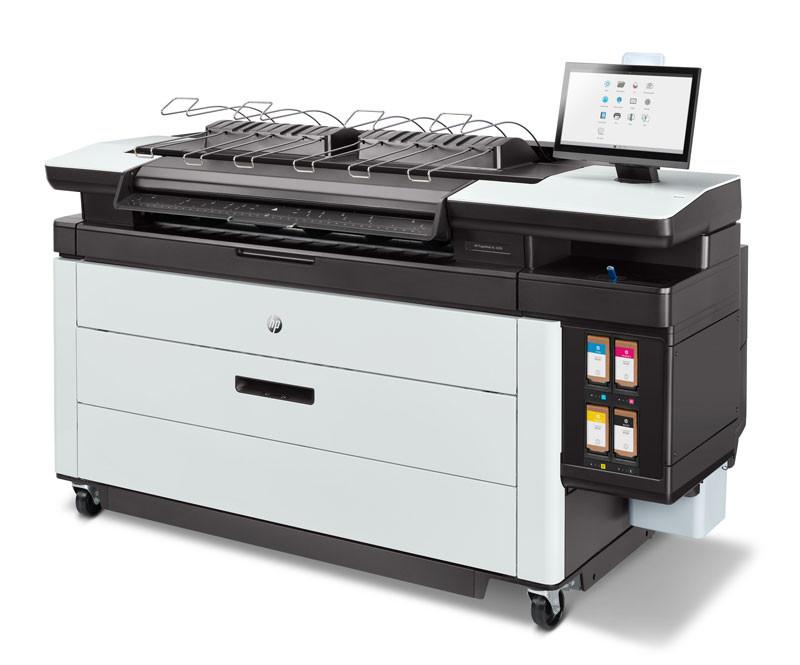 Traceur HP PageWide XL 5200 MFP Post Script - impressions rapides en noir et blanc et couleur - référence 4VW17A_2