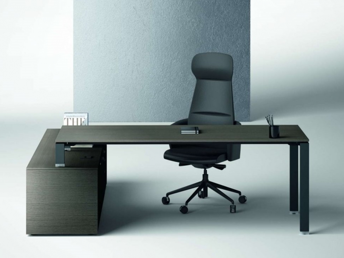 Bureau opératif polyvalent GLIDER - design épuré et réglage en hauteur_2