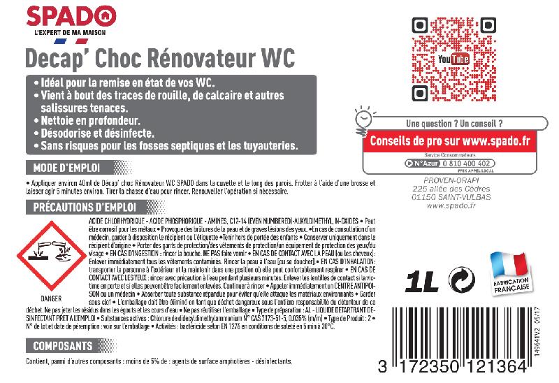 Décapant fond de cuvette SPADO 1 l_2