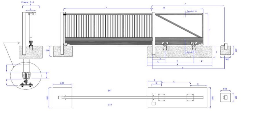 Portails coulissants autoportants industriels_2