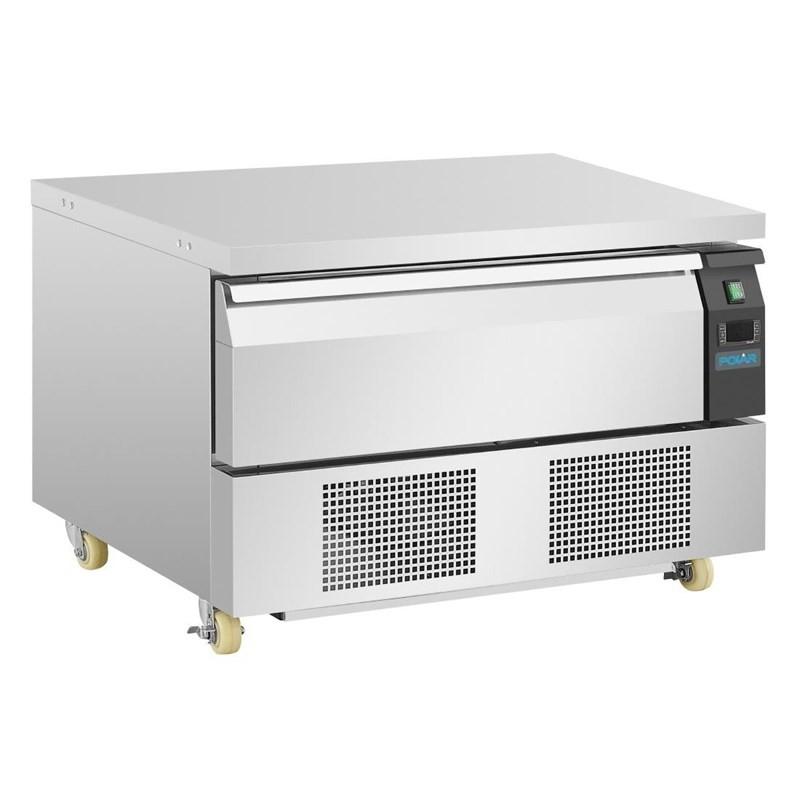 Soubassement double réfrigération 1 tiroir Série U 2x GN 1/1 DA994 Polar_2