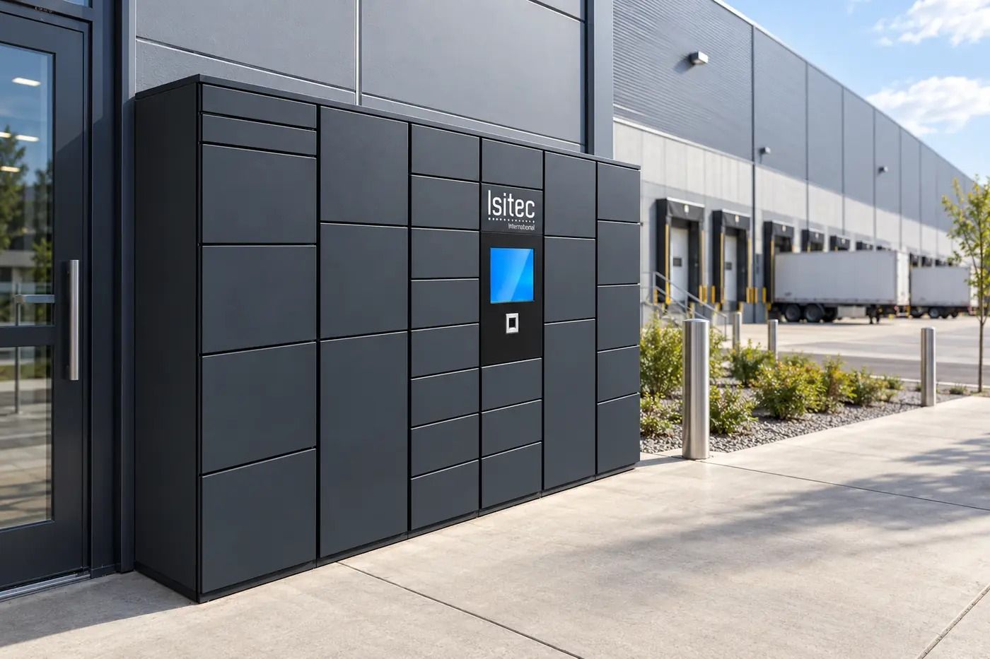Casier connecté à écran tactile pour colis et courrier, dépôt direct par le livreur - ISILOCKER ÉCRAN_2
