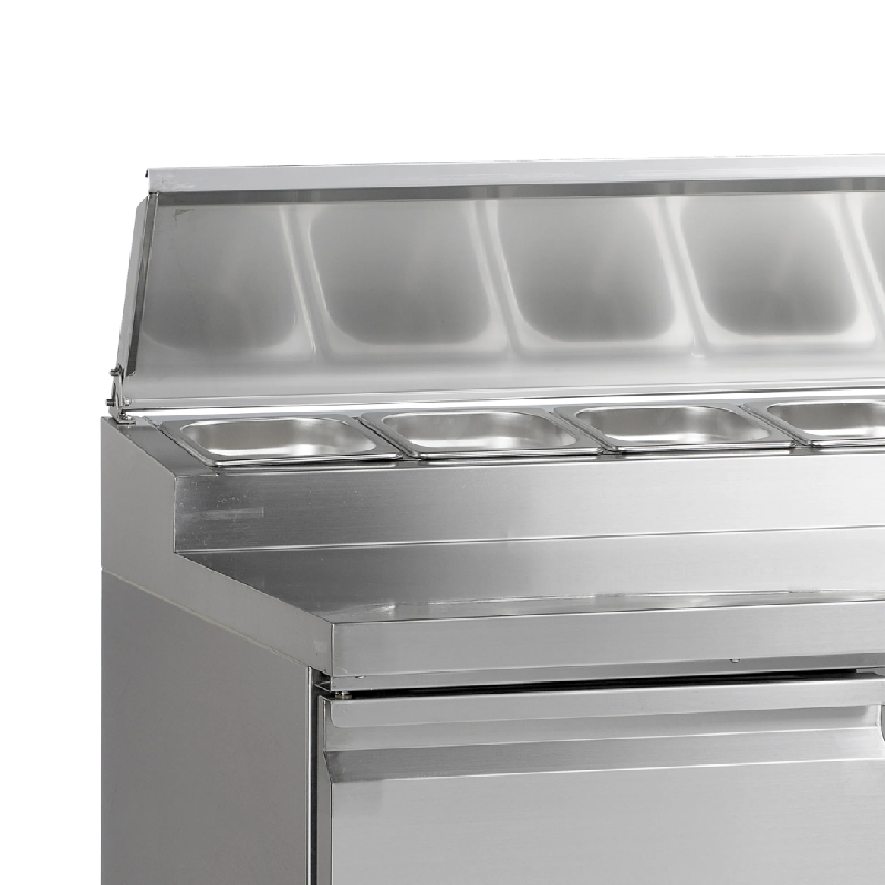 Comptoir de préparation de sandwich GN1/1 SS920 L900mm 16478 TEFCOLD_2