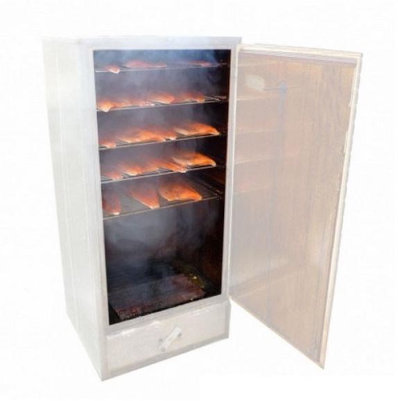 Fumoir alimentaire à chaud ou à froid à la sciure de bois - Grosse production - RÉF. PTC07-ET_2