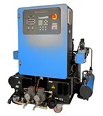 Machine de projection polyurethane hydraulique ou pneumatique avec des débits de 4kg/min à 14kg/min selon l'application_2