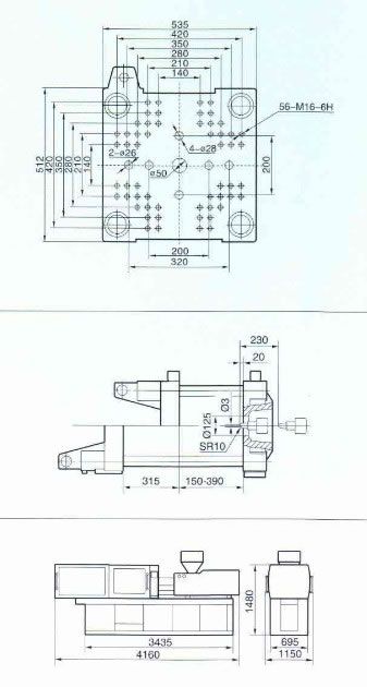 HX 98 - Machines de moulage par injection plastique - Hysion - Capacité d’injection 200 cm3 - Technologie hydraulique avancée_2