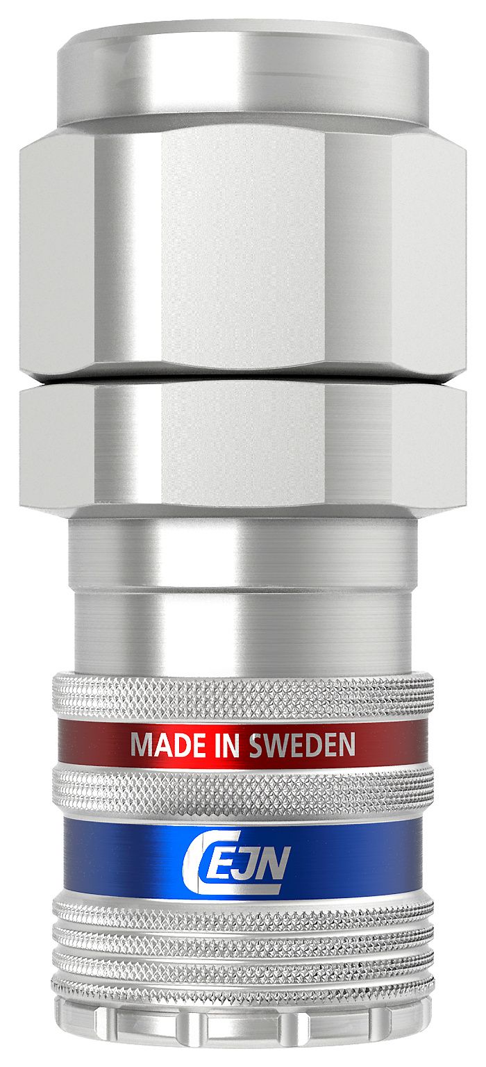 Séries 410 eSafe - DN 10,4 - Coupleur CEJN en acier zingué/laiton - Eurostandard - Sécurité et connectable d'une main_2