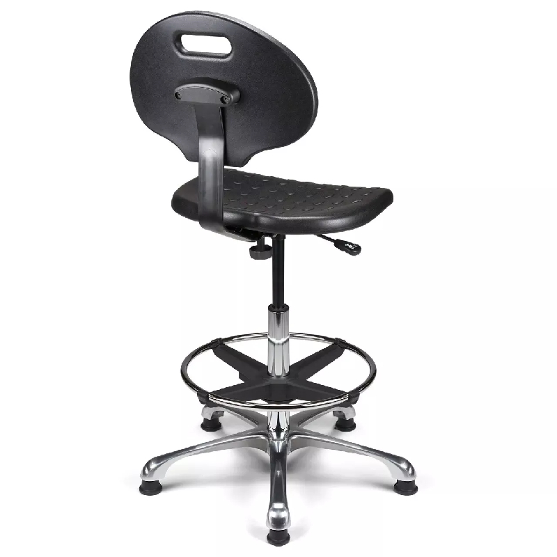 Siège technique polyuréthane avec repose-pieds So Sassari - Paire d'accoudoirs réglables sur 3 axes, Avec_2