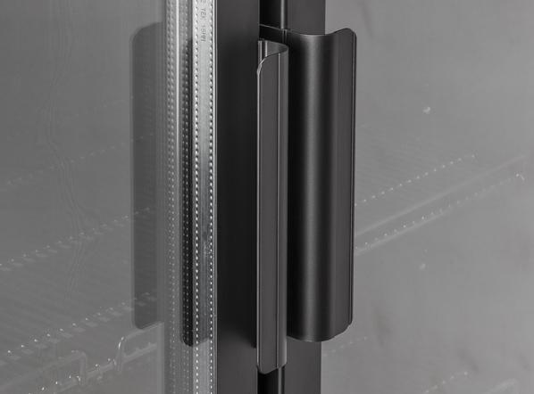 Armoire à boissons noire 2 portes 1055 L - avec canopy | Coolhead - TKG1000CB_2