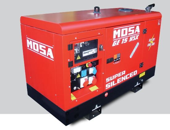 Groupe électrogène diesel MOSA GE 15 YSX - Triphasé 14 kVA - Super insonorisé avec réservoir 55L et autonomie 21h_2