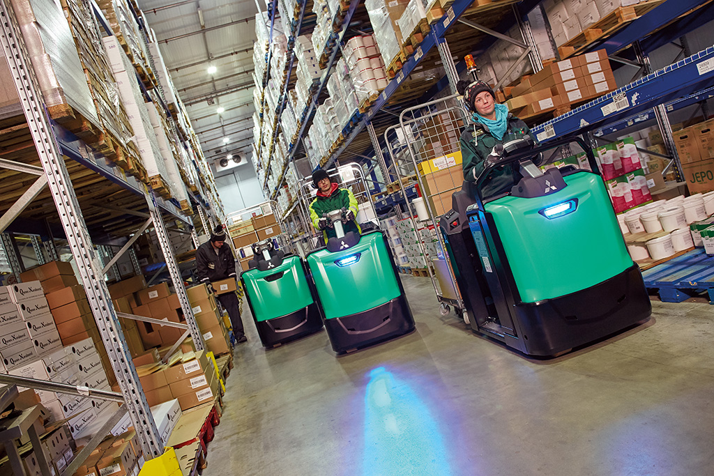 Location courte durée - Chariot préparateur de commandes au sol Mitsubishi Velia ES OPB20N2 - 2000 kg_2