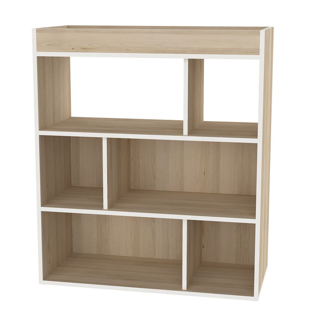Bibliothèque 2 - Meuble de rangement cases fixes - Différentes dimensions et roulettes en option_1