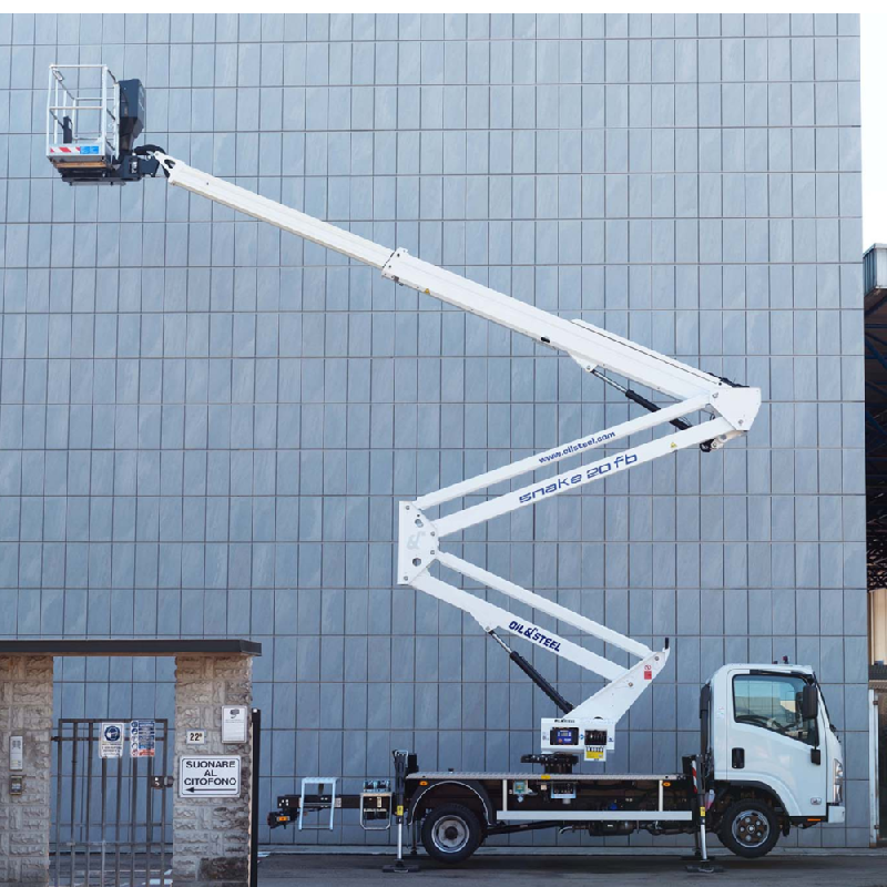 Nacelle Snake 20FB  conçue pour les travaux en hauteur jusqu'à 19,8 m à Grenoble, Lyon, Valence, Rhône-Alpes -  disponible en achat neuf et en location de courte à longue durée_2