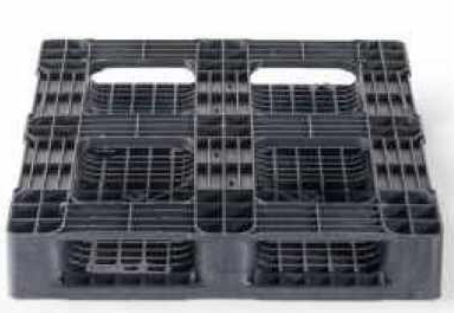 Palette plastique lourde Planetpal B mix 10A12 HR6RR - Ref PA-LO-0122 - 1000x1200 mm - 6 semelles - 22.5 Kg - Charges jusqu'à 7500 Kg_2