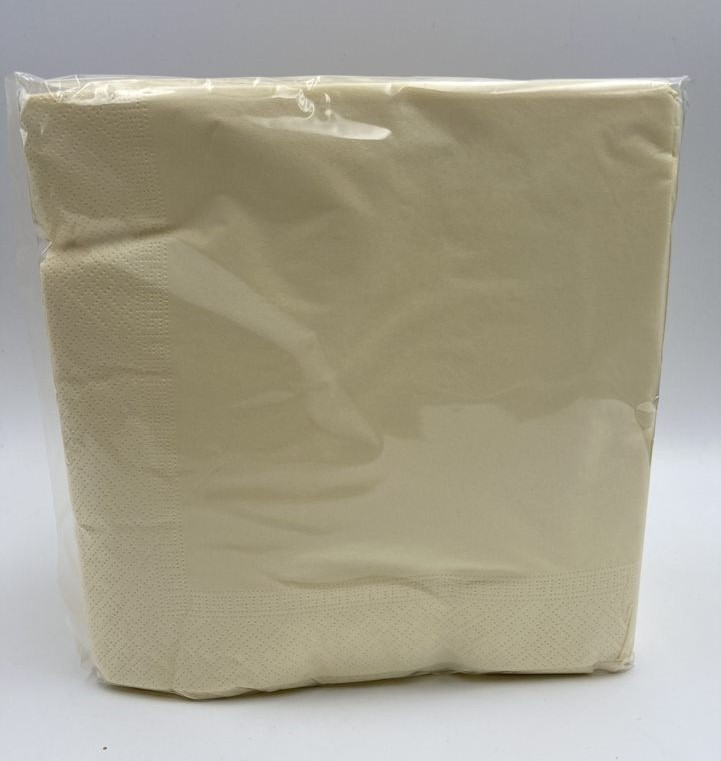 SERVIETTES ouate 2PLIS 40x40 paquet de 100_2