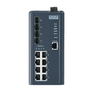 Switch ethernet 8 ports 10/100Mbps + 4 SFP Administrable - Température extrême -40~75° - Référence: EKI-7712E-4FI-AU - Advantech_2
